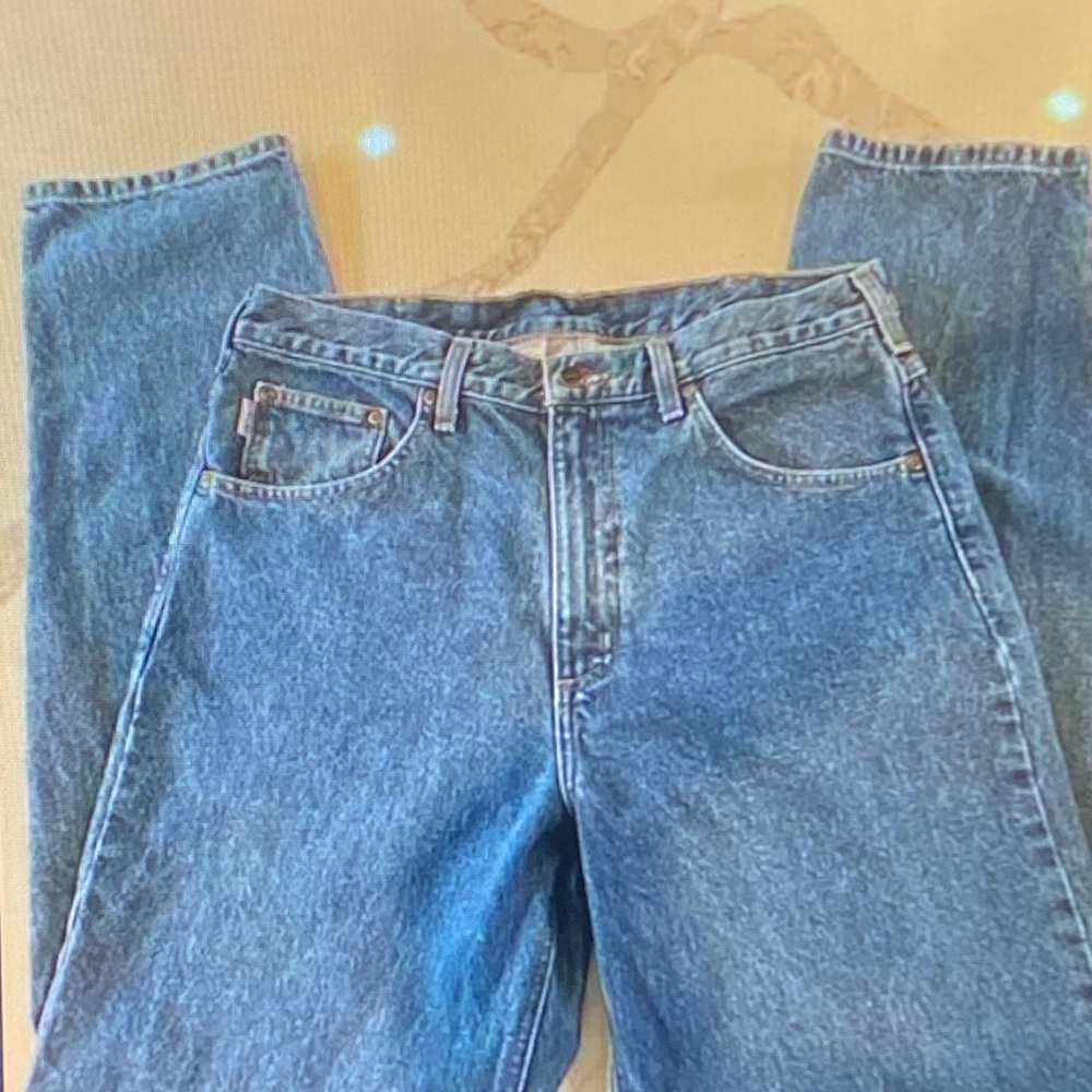 Classic Blue Men's Straight Jeans